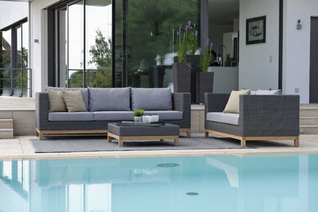 Stern Fontana basaltgrau Teak Lounge Moebel Gartenmoebel Center Meyer Muenster 1 1