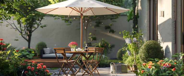 Sonnenschirm als stilvolles Designelement in Ihrem Garten