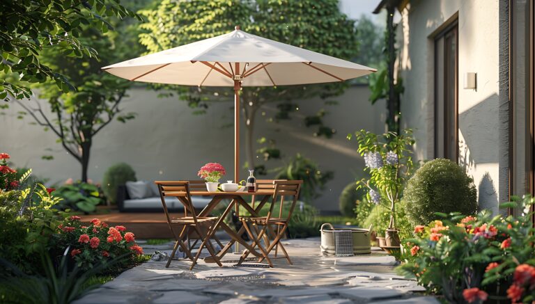 Sonnenschirm als stilvolles Designelement in Ihrem Garten